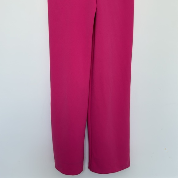 Esteban Cortazar Pink Scoop Neck Jumpsuit - Size XS - Picture 5 of 11